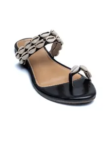 Dapper Feet-Fancy Nancy Embellished One Toe Flats