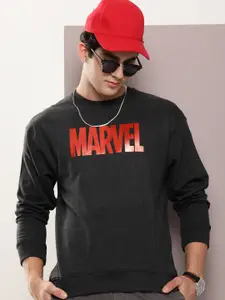 Kook N Keech Men Typography Printed Marvel Sweatshirt