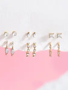 Accessorize Set Of 6 Classic Studs Earrings
