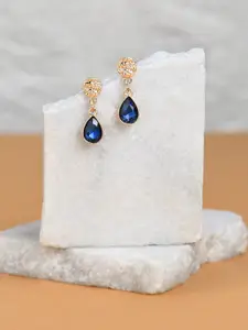 Accessorize London Women Teardrop Shaped Drop Earrings