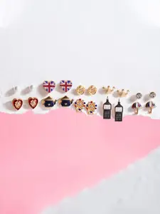 Accessorize Set Of 10 Stud Earrings