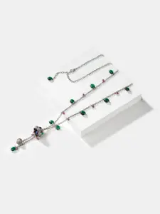 SHAYA Sterling Silver Oxidised Necklace