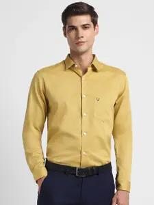 Allen Solly Slim Fit Micro Ditsy Printed Spread Collar Cotton Formal Shirt