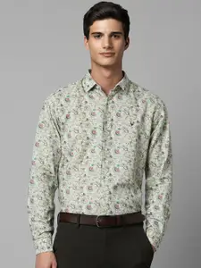 Allen Solly Slim Fit Floral Printed Spread Collar Formal Shirt