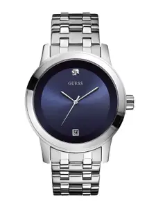 GUESS Men Stainless Steel Bracelet Style Straps Analogue Watch U11576G2M