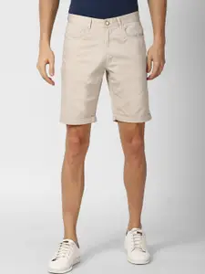 PETER ENGLAND UNIVERSITY Men Mid-Rise Pure Cotton Chino Shorts