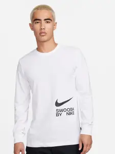 Nike Sportswear Brand Logo-Printed Long Sleeves T-Shirts