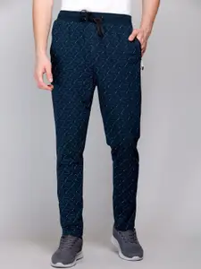 FCKPLUS Men Abstract Printed Cotton Track Pant