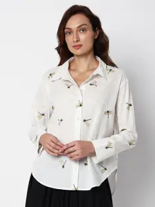 Vero Moda Conversational Printed Pure Cotton Casual Shirt