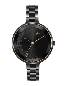 Fastrack Stunner 7.0 Women Printed Dial & Bracelet Style Straps Analogue Watch 6265NM02