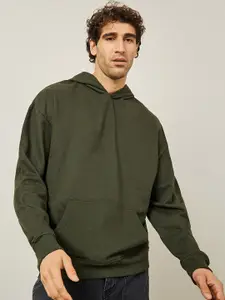 Styli Oversized Fleece Hoodie with Front Pocket