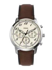Fossil Neutra Men Leather Straps Analogue Chronograph Watch FS6022