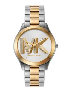 Michael Kors Women Dial & Stainless Steel Bracelet Style Straps Analogue Watch MK4735