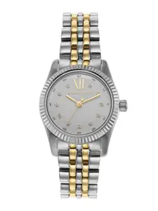 Michael Kors Women Dial & Stainless Steel Bracelet Style Straps Analogue Watch MK4740