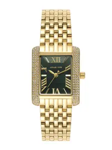 Michael Kors Women Dial & Stainless Steel Bracelet Style Straps Analogue Watch MK4742