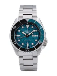 SEIKO Men Stainless Steel Bracelet Style Analogue Automatic Motion Powered Watch SRPJ45K1