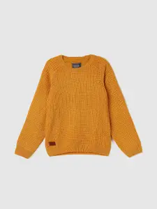 max Boys Ribbed Pullover Sweater