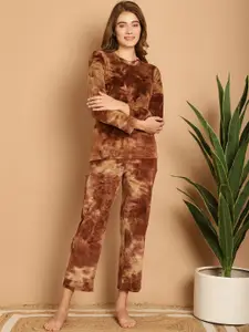 Kanvin Tie And Dye Night Suit