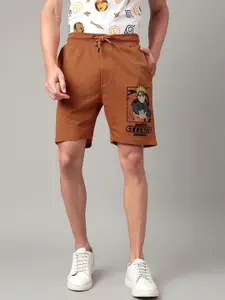 Free Authority New Naruto Printed Thai Curry Shorts