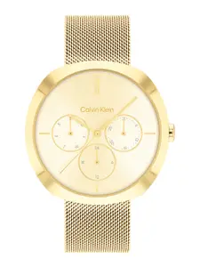 Calvin Klein Women Shape Stainless Steel Bracelet Style Analogue Watch 25200339