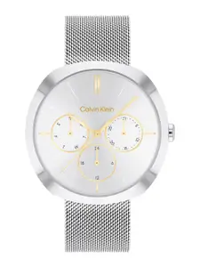 Calvin Klein Women Shape Stainless Steel Textured Analogue Watch 25200338