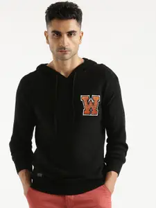 WROGN Hooded Pullover Cotton Sweater