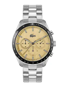 Lacoste Men Boston Stainless Steel Bracelet Style Analogue Chronograph Watch 2011271