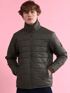 The Indian Garage Co Mock Collar Puffer Jacket