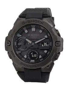 CASIO Men G-Shock GST-B400BB-1ADR Black Ana-Digi Dial Black Resin Strap Watch G1417