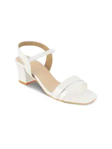 Tresmode RACHEL Open Toe Block Heels With Backstrap