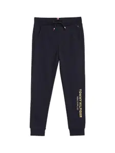 Tommy Hilfiger Boys Mid Rise Regular Fit Cotton Joggers