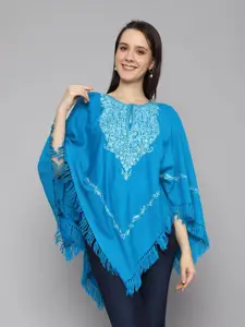 CRAFTBAZAR Kashmiri Embroidered Poncho