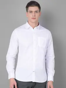 Canary London Smart Slim Fit Opaque Cotton Casual Shirt