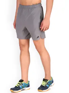 REDESIGN Men Rapid-Dry Mid-Rise Sports Shorts
