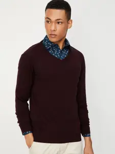 max V-Nek Acrylic Pullover