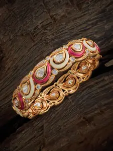 Kushal's Fashion Jewellery Kundan Studded Bangle