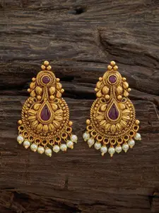 Kushal's Fashion Jewellery Gold-Plated Classic Studs Earrings