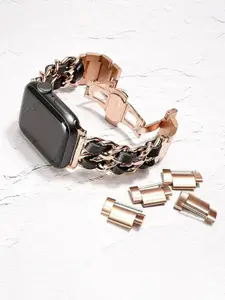 PEEPERLY Women Bracelet Style Stainless Steel Smartwatch Strap