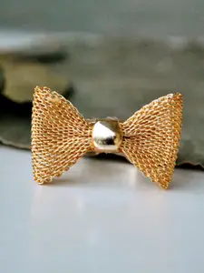 BeAbhika Mesh Trendy Bow Adjustable Finger Ring