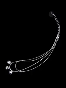 Lyla Silver-Plated Stainless Steel Anklet
