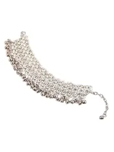 Lyla Stainless Steel Beaded Anklet
