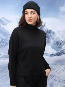 Tokyo Talkies Turtle Neck Acrylic Pullover