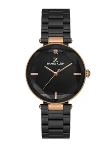 Daniel Klein Women Embellished Dial Bracelet Style Straps Analogue Watch DK.1.13465-6