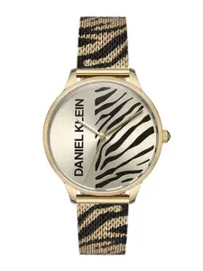 Daniel Klein Women Printed Bracelet Style Straps Analogue Watch DK.1.12834-6