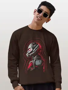macmerise Antman Shrink Printed Round Neck Dry Fit Pullover