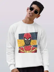 macmerise Spider-Man Printed Pullover Sweatshirt