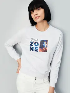 max Graphic Printed Pure Cotton Sweatshirt