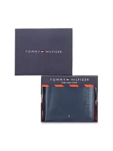 Tommy Hilfiger Men Leather RFID Two Fold Wallet