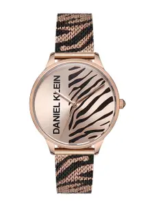 Daniel Klein Women Printed Bracelet Style Straps Analogue Watch DK.1.12834-5