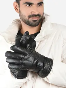 The Bro Code Men PU Winter Seasonal Gloves
